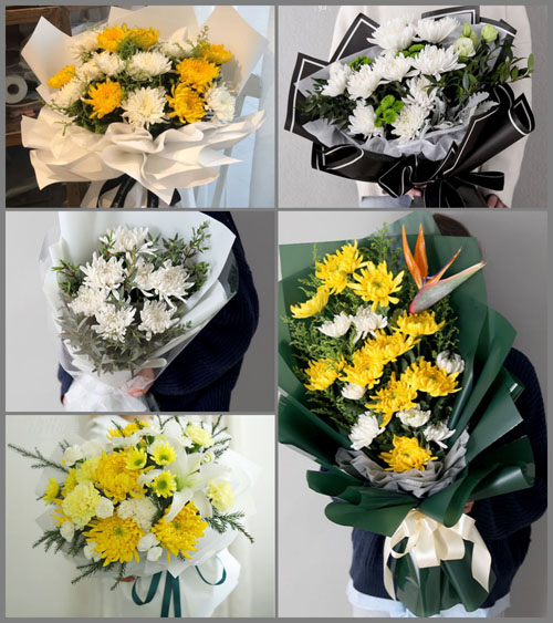 福建三明大田县武陵乡桃溪村白事花束代送